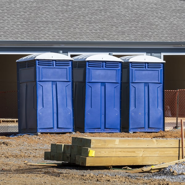 is there a specific order in which to place multiple porta potties in Belmar Nebraska